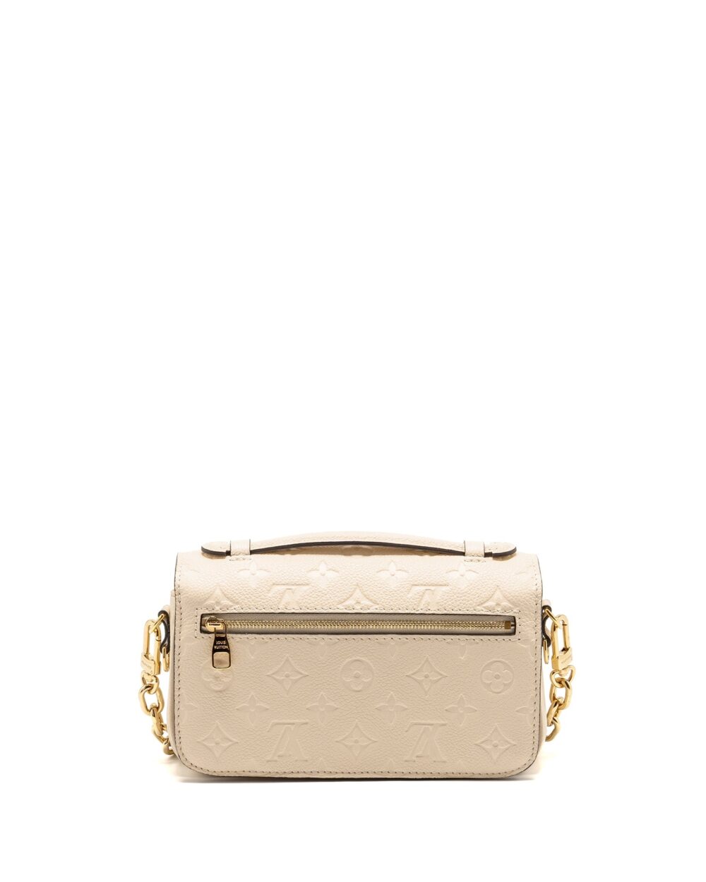 AAA Replica Louis Vuitton LV POCHETTE MÉTIS EAST WEST MONOGRAM EMPREINTE LEATHER CREAM GHW