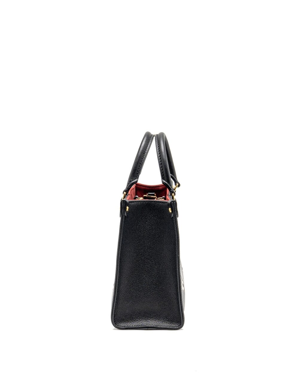 AAA Replica Louis Vuitton LV ONTHEGO BB BICOLOUR MONOGRAM EMPREINTE LEATHER BLACK/BEIGE GHW