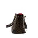 AAA Replica Louis Vuitton LV HAMSTEAD TOTE BAG DAMIER EBENE GHW
