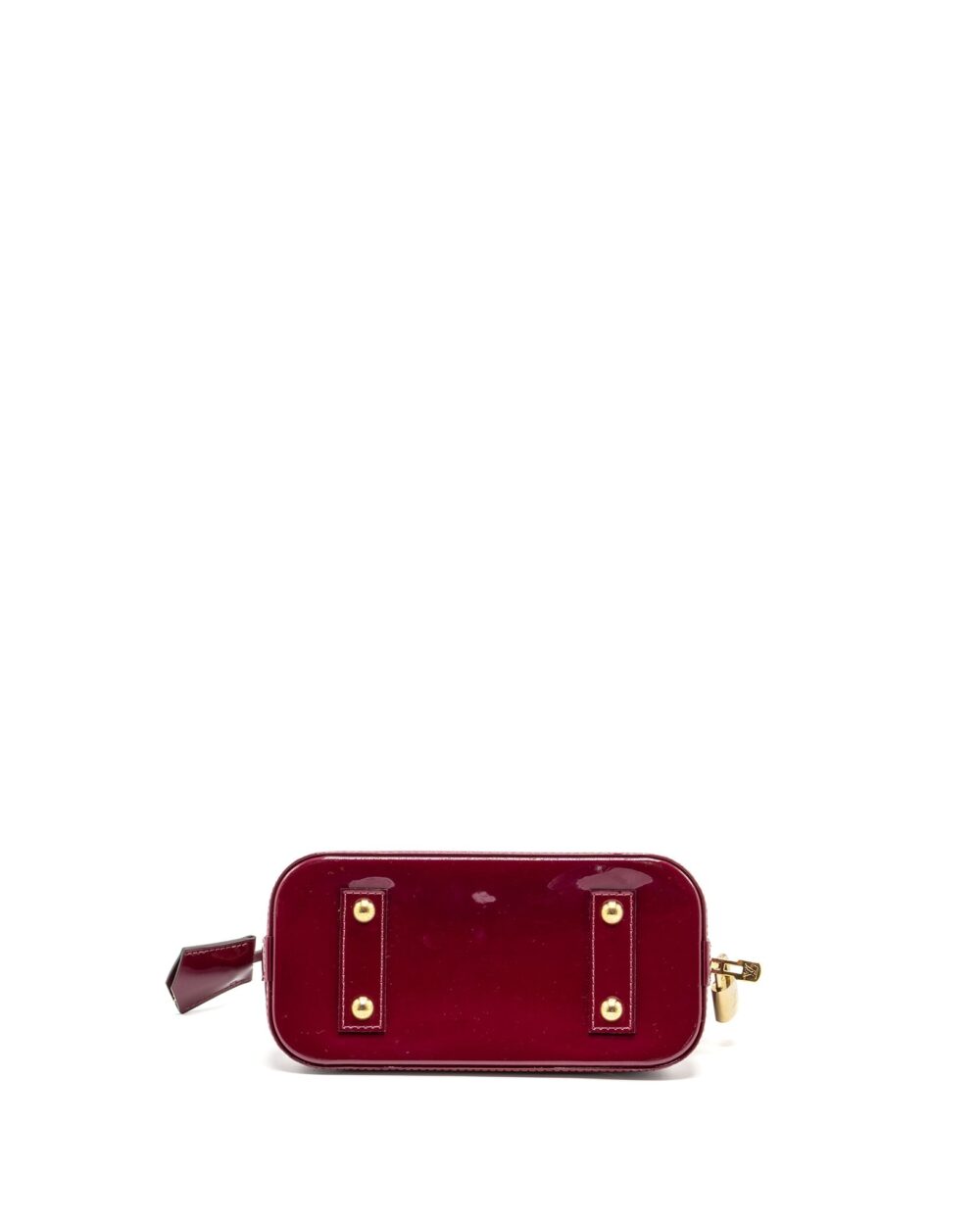 AAA Replica Louis Vuitton LV ALMA BB PATENT LEATHER INDIAN ROSE GHW