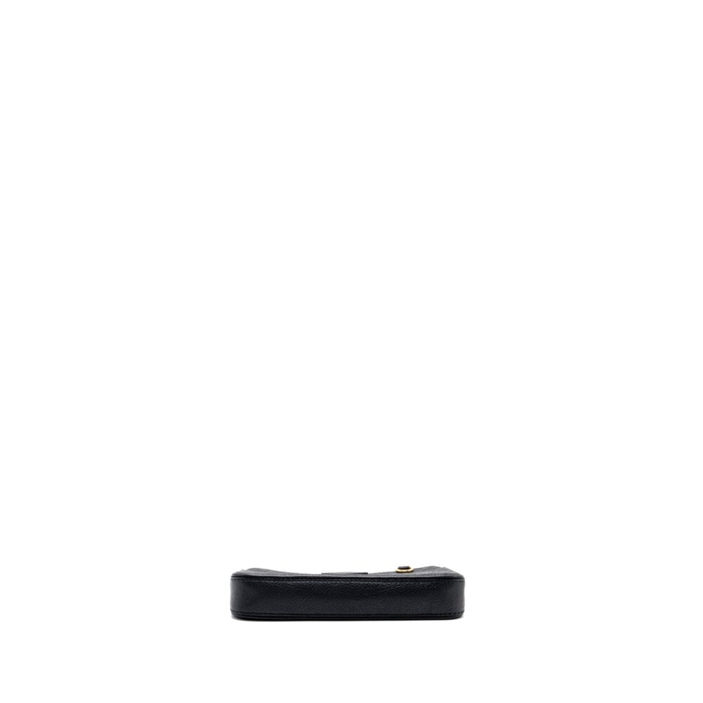 AAA Replica Louis Vuitton LV EASY POUCH ON STRAP MONOGRAM EMPREINTE BLACK GHW (NEW VERSION)