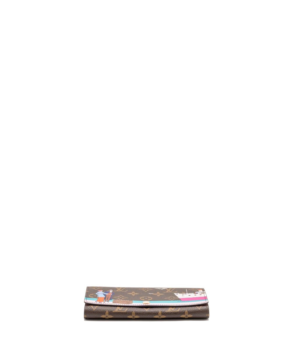 AAA Replica Louis Vuitton LV SARAH WALLET 2016 CHRISTMAS LIMITED EDITION MONOGRAM CANVAS ROSE BALLERINE GHW