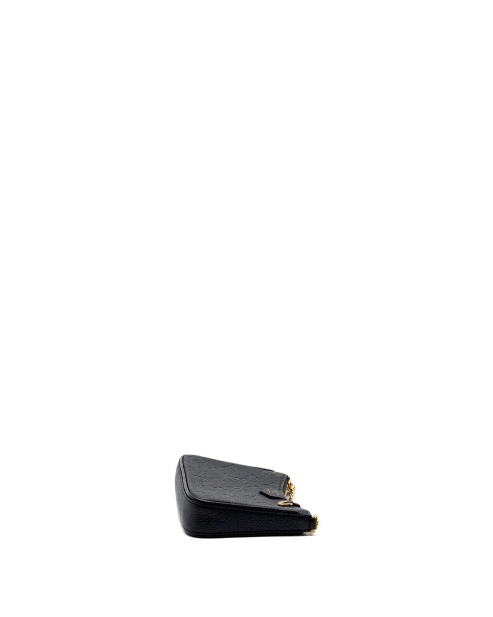AAA Replica Louis Vuitton LV EASY POUCH ON STRAP MONOGRAM EMPREINTE BLACK GHW (NEW VERSION)