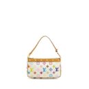 AAA Replica Louis Vuitton LV POCHETTE ACCESSORIES CANVAS WHITE MULTICOLOUR GHW