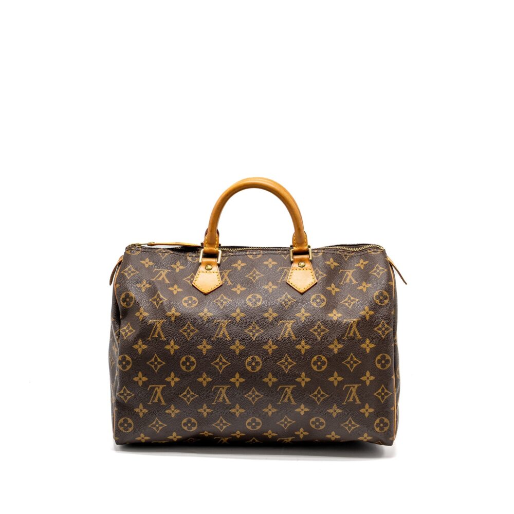 AAA Replica Louis Vuitton LV SPEEDY 35 MONOGRAM CANVAS GHW