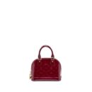 AAA Replica Louis Vuitton LV ALMA BB PATENT LEATHER INDIAN ROSE GHW