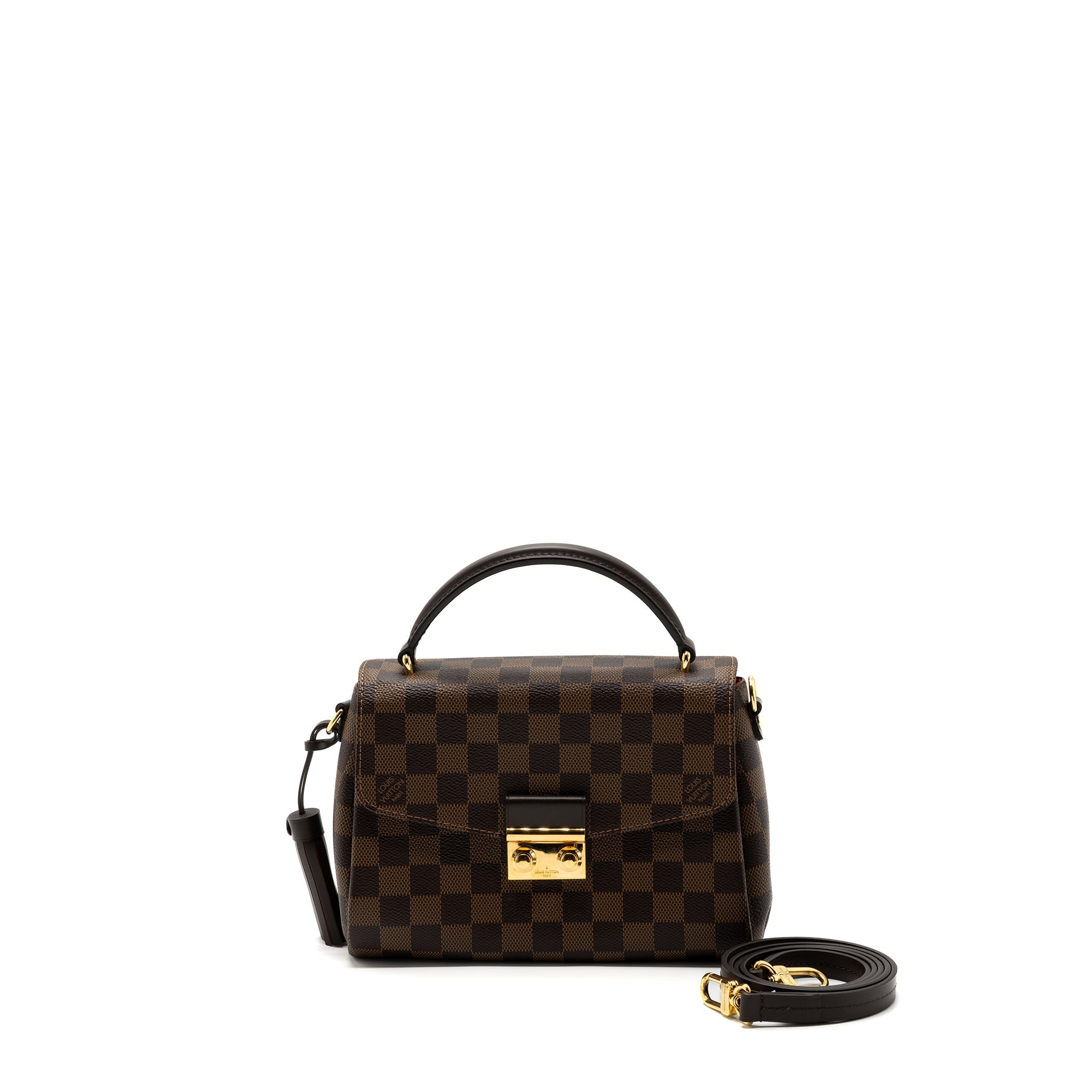 AAA Replica Louis Vuitton LV CROISETTE DAMIER EBENE CANVAS GHW