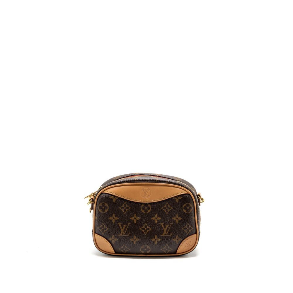 AAA Replica Louis Vuitton LV MINI DEAUVILLE SHOULDER BAG MONOGRAM CANVAS GHW