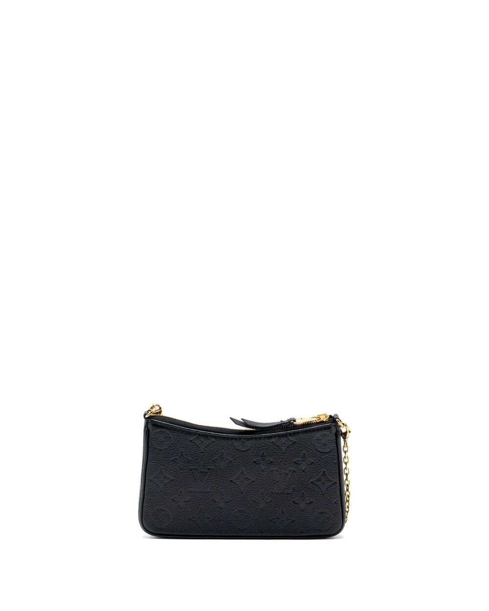 AAA Replica Louis Vuitton LV EASY POUCH ON STRAP MONOGRAM EMPREINTE BLACK GHW (NEW VERSION)