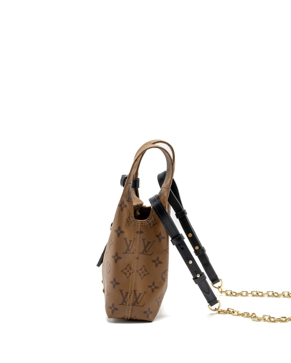 AAA Replica Louis Vuitton LV ATLANTIS BB MONOGRAM REVERSE CANVAS GHW (NEW VERSION)