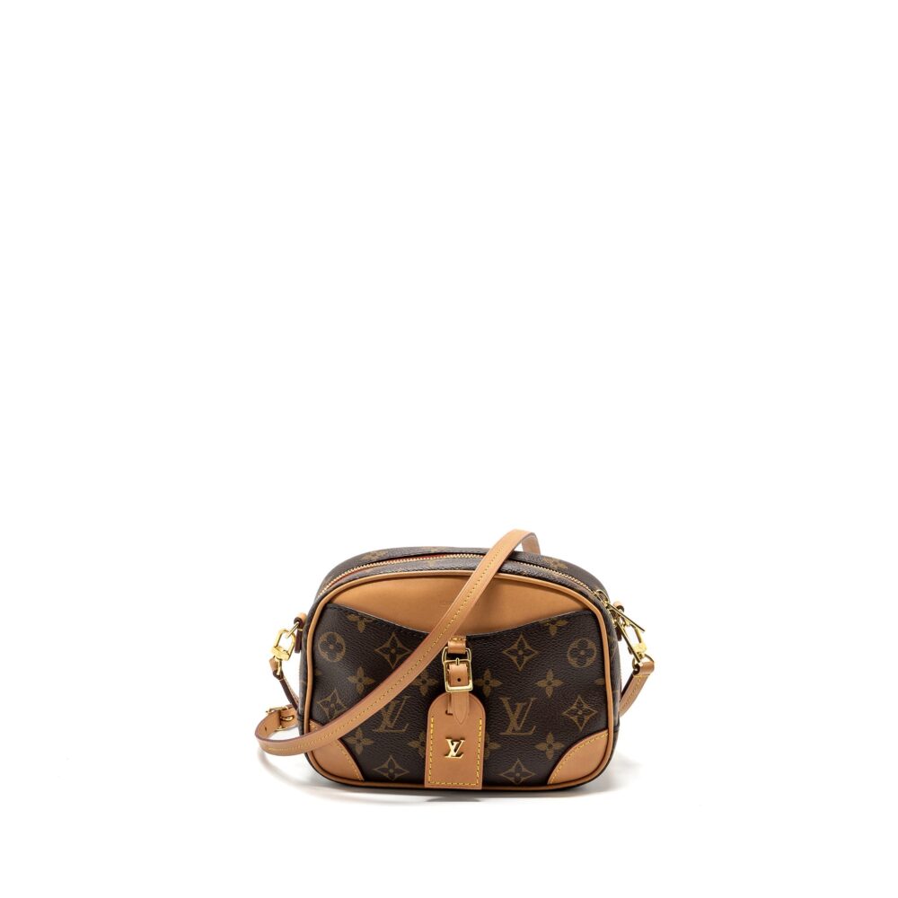 AAA Replica Louis Vuitton LV MINI DEAUVILLE SHOULDER BAG MONOGRAM CANVAS GHW