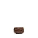 AAA Replica Louis Vuitton LV MINI POCHETTE DAMIER EBENE GHW