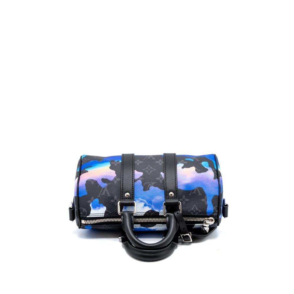 AAA Replica Louis Vuitton LV KEEPALL BANDOULIERE 25 SUNRISE MONOGRAM CANVAS SHW (NEW VERSION)