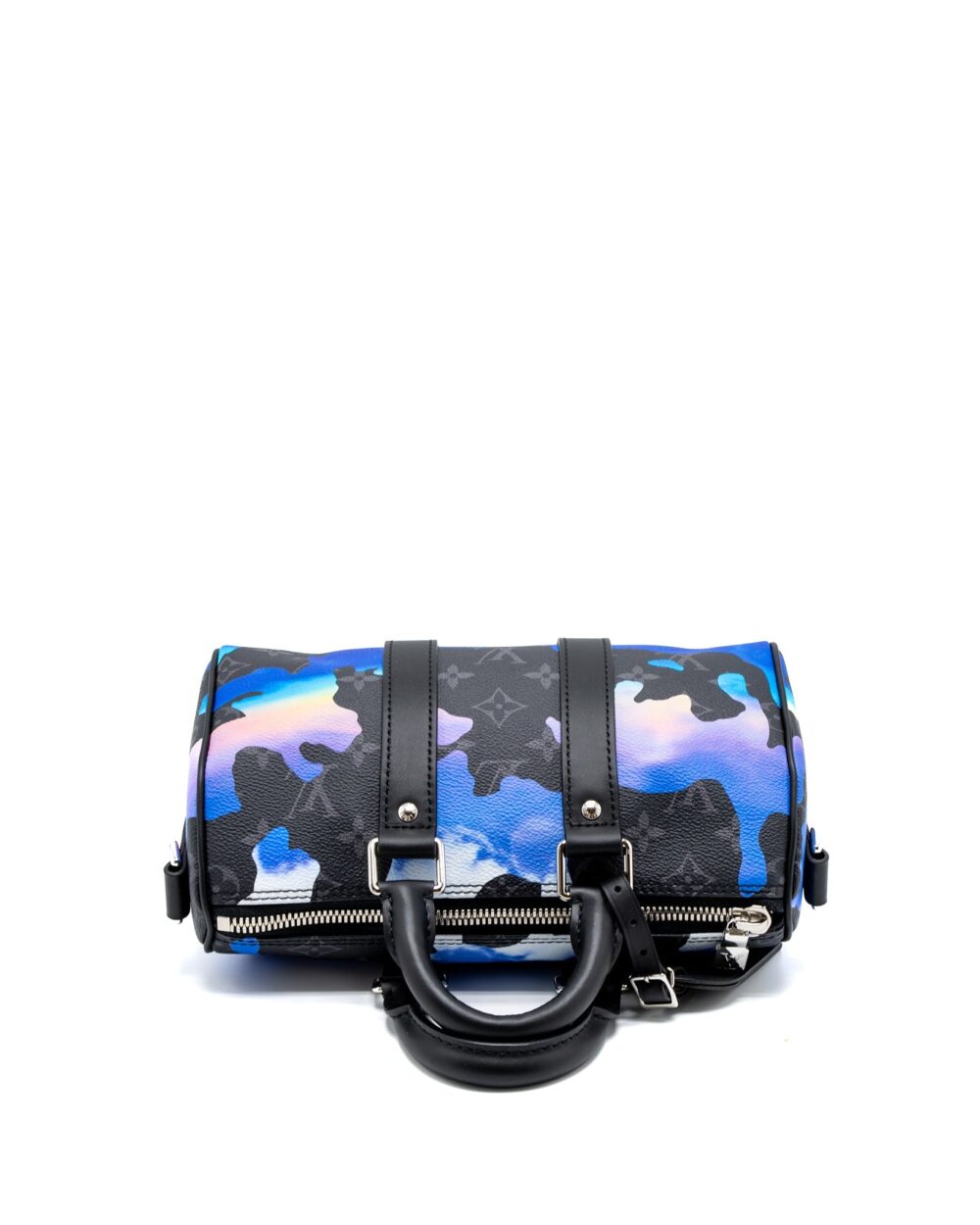 AAA Replica Louis Vuitton LV KEEPALL BANDOULIERE 25 SUNRISE MONOGRAM CANVAS SHW (NEW VERSION)