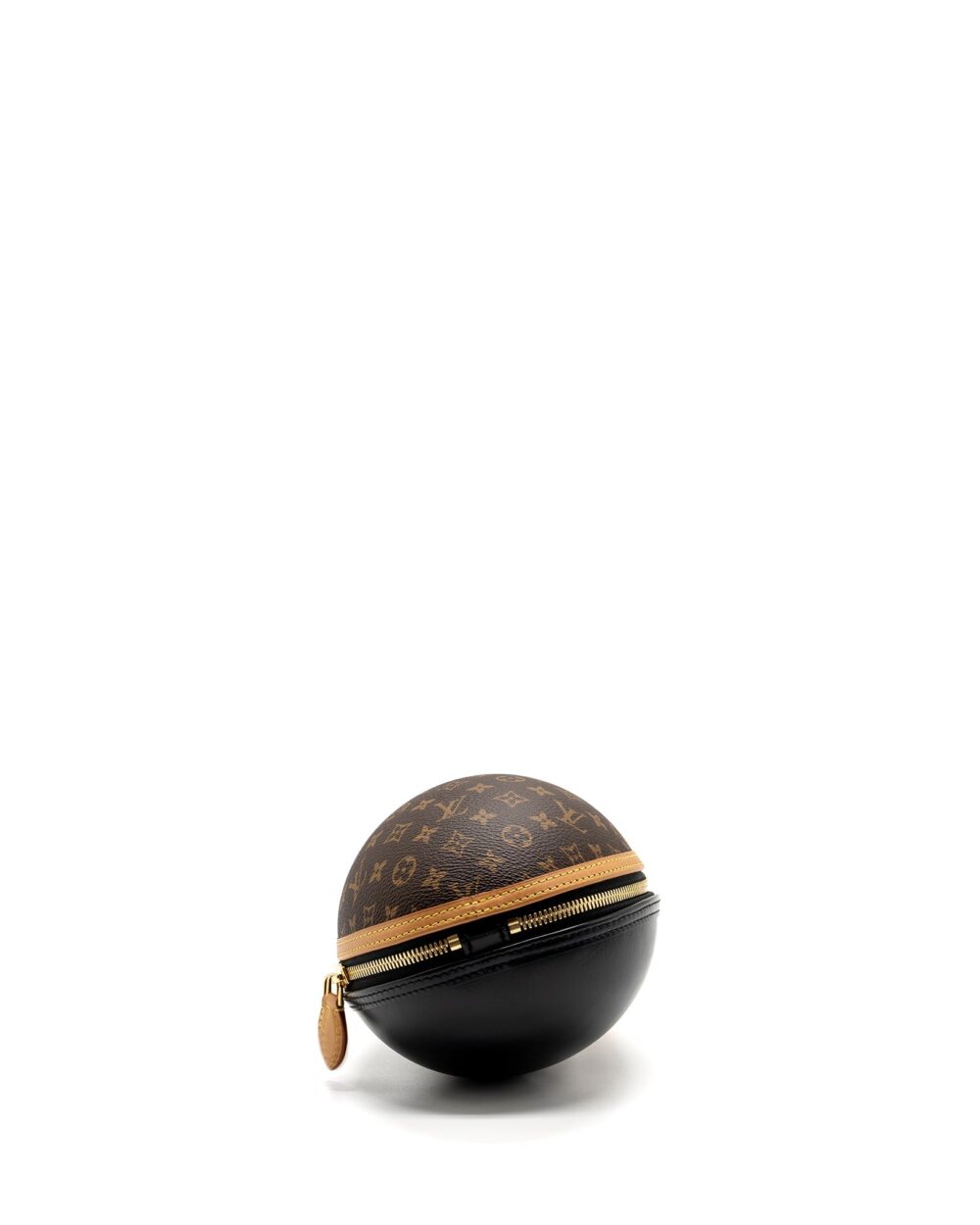 AAA Replica Louis Vuitton LV EGG BAG MONOGRAM CANVAS/LEATHER BROWN/BLACK GHW