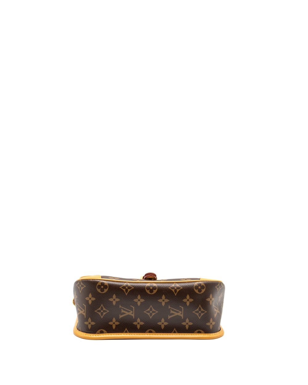 AAA Replica Louis Vuitton LV DIANE BAG WITH FUCHSIA STRAP MONOGRAM CANVAS GHW