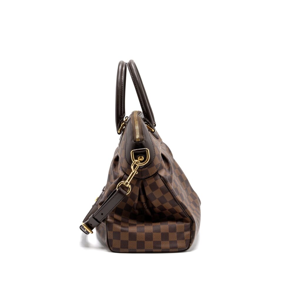 AAA Replica Louis Vuitton LV TREVI GM HANDBAG DAMIER EBENE GHW