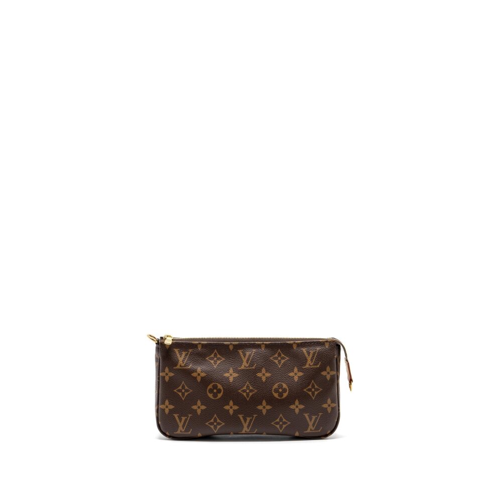 AAA Replica Louis Vuitton LV POCHETTE ACCESSORIES MONOGRAM CANVAS GHW
