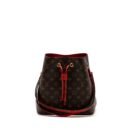 AAA Replica Louis Vuitton LV NEONOE MONOGRAM CANVAS / RED GHW