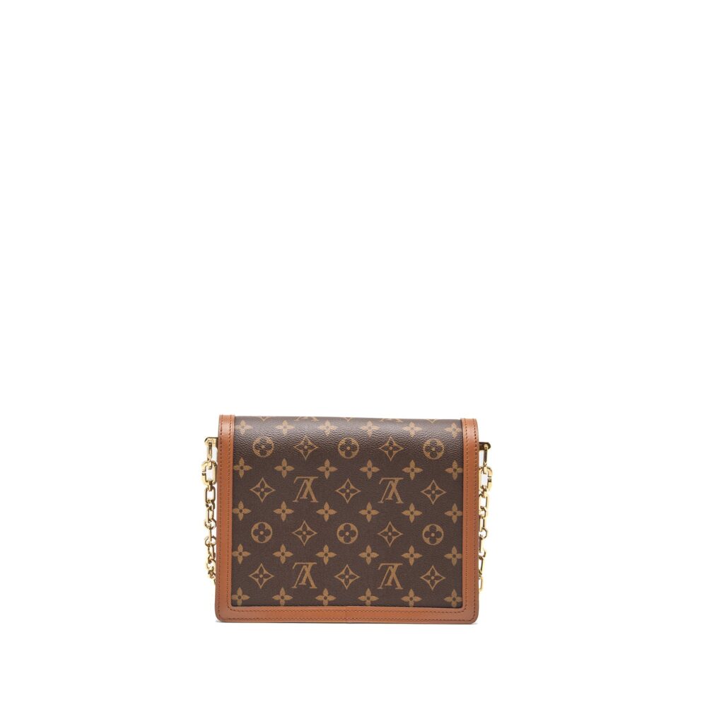 AAA Replica Louis Vuitton LV DAUPHINE MM MONOGRAM CANVAS GHW
