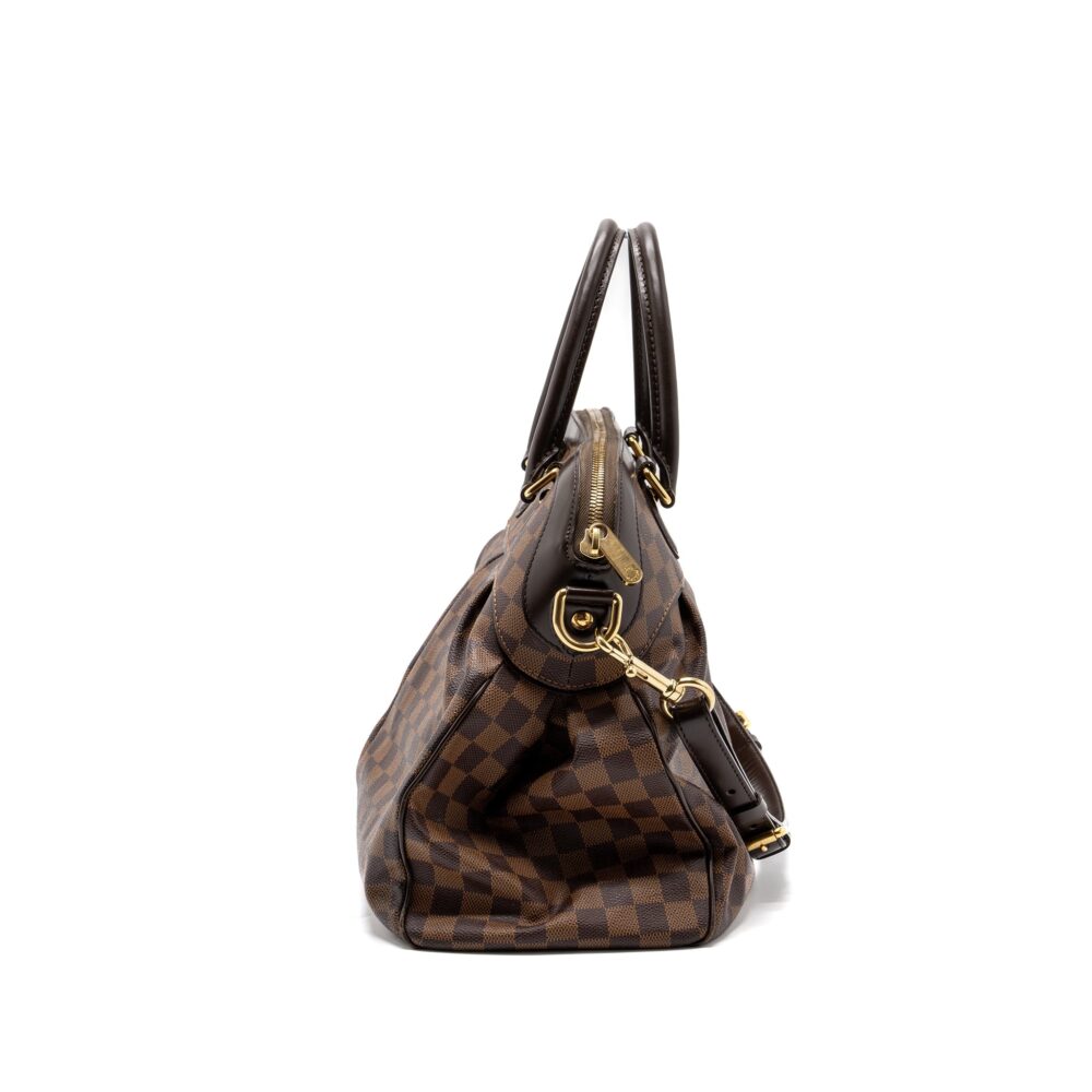 AAA Replica Louis Vuitton LV TREVI GM HANDBAG DAMIER EBENE GHW