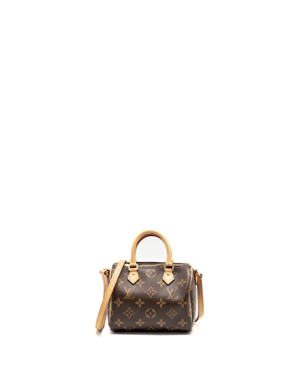 AAA Replica Louis Vuitton LV NANO SPEEDY MONOGRAM CANVAS GHW (OLD VERSION)