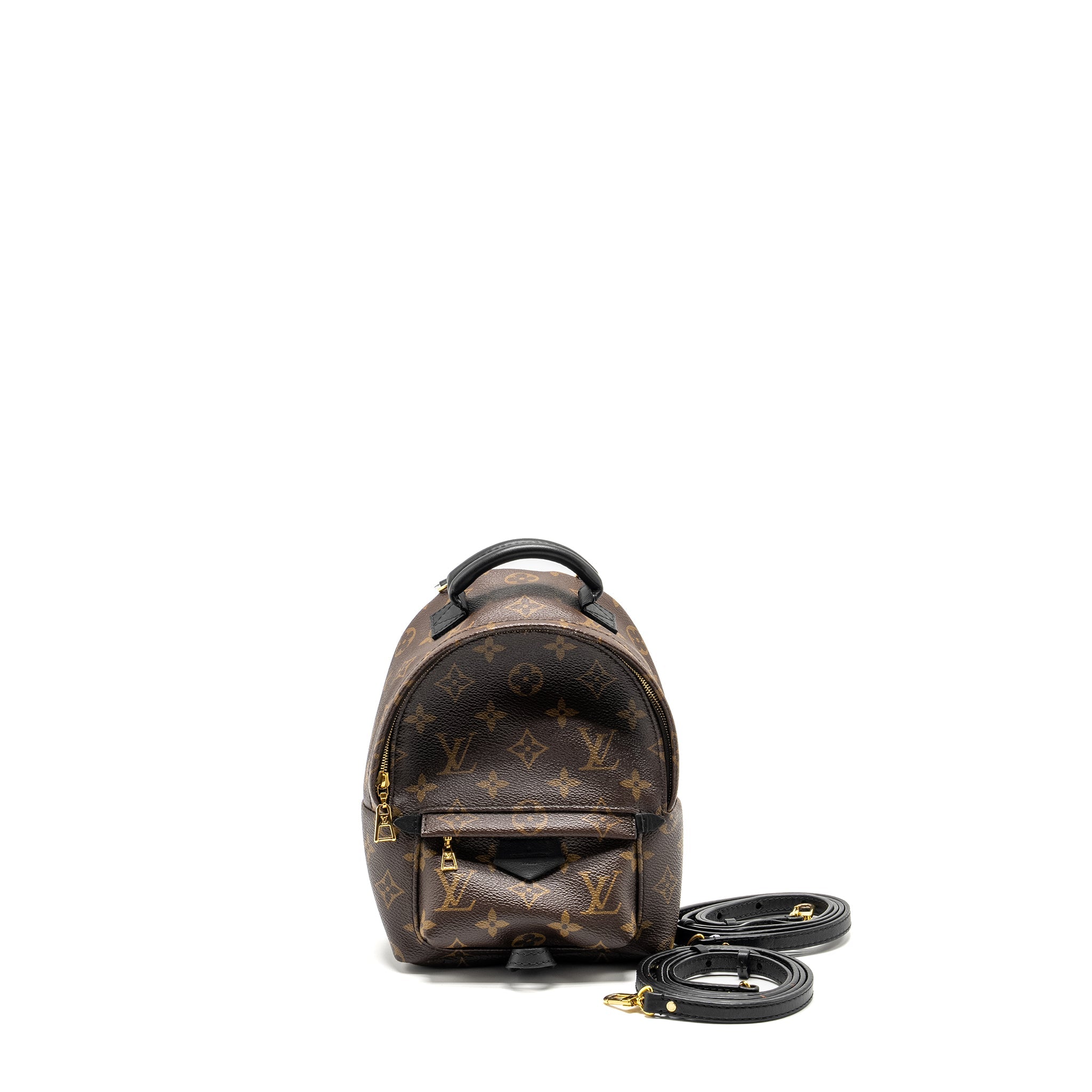 AAA Replica Louis Vuitton LV PALM SPRING MINI BACKPACK MONOGRAM CANVAS GHW