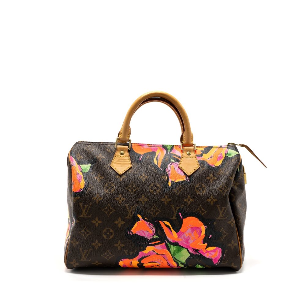 AAA Replica Louis Vuitton LV SPEEDY 30 LIMITED FLOWER PRINT MONOGRAM CANVAS GHW