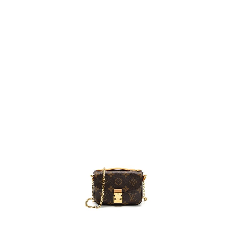 AAA Replica Louis Vuitton LV MICRO MÉTIS MONOGRAM CANVAS GHW