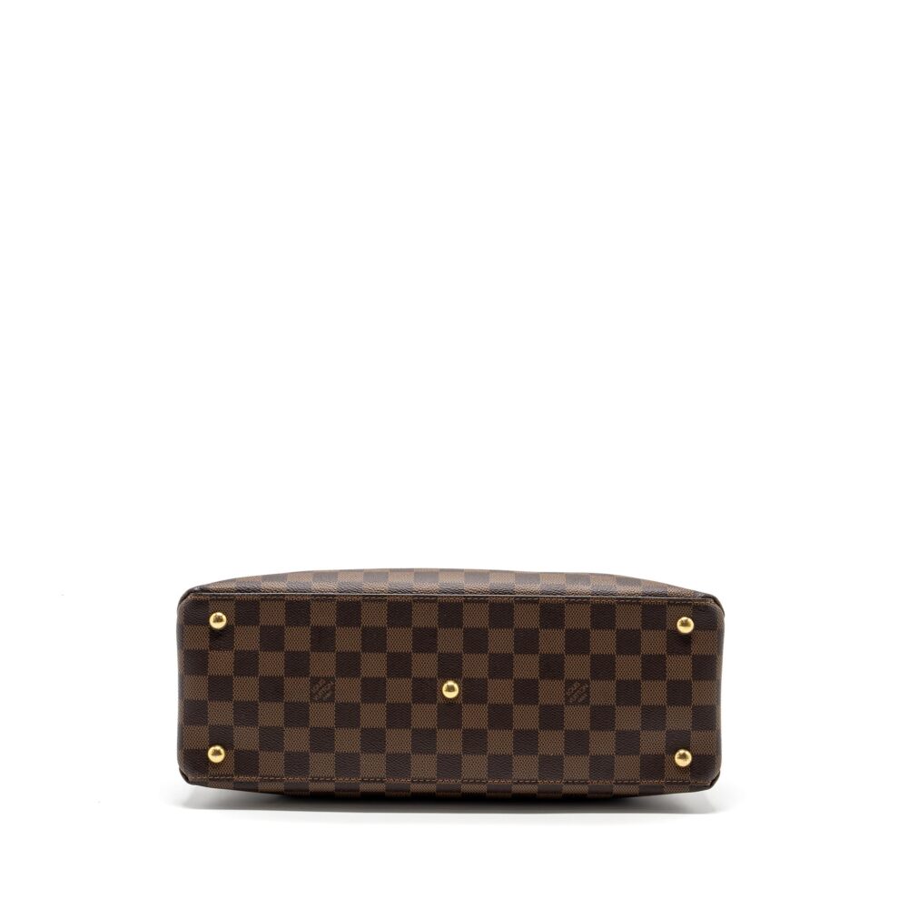 AAA Replica Louis Vuitton LV TOP HANDLE CROSSBODY BAG DAMIER EBENE GHW
