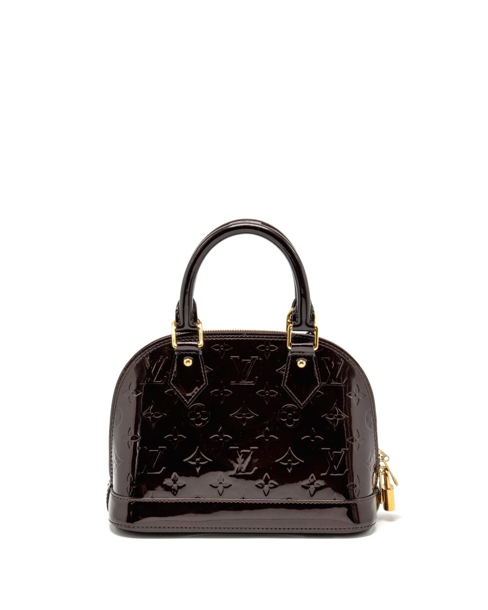AAA Replica Louis Vuitton LV ALMA BB PATENT AMATANTE GHW