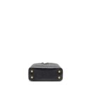 AAA Replica Louis Vuitton LV CAPUCINES MINI TAURILLON BLACK GHW