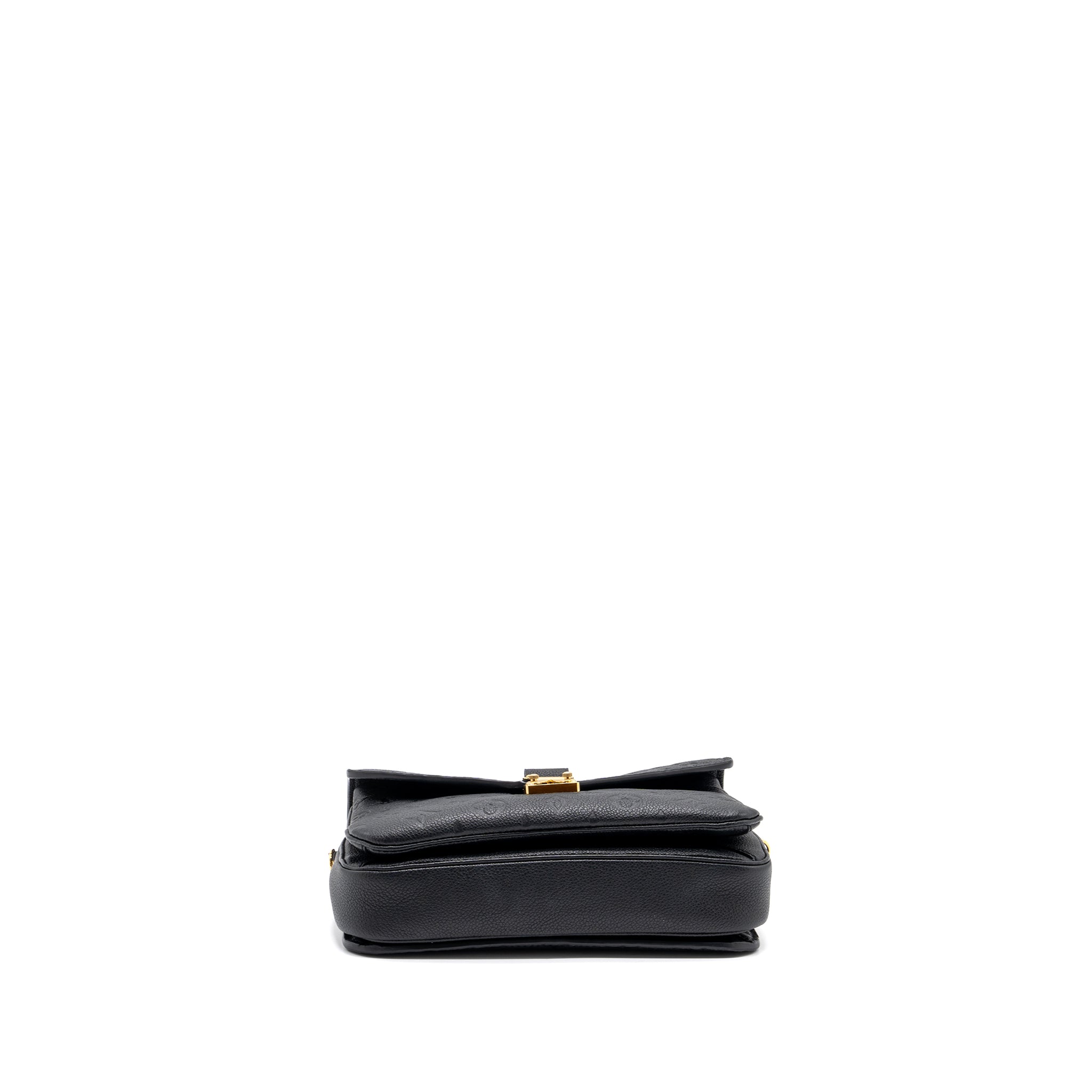 AAA Replica Louis Vuitton LV POCHETTE MÉTIS MONOGRAM EMPREINTE BLACK GHW (NEW VERSION)