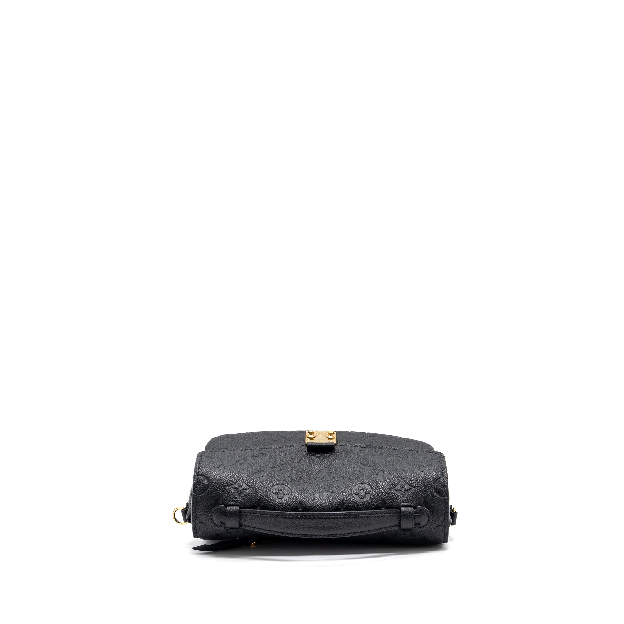 AAA Replica Louis Vuitton LV POCHETTE MÉTIS MONOGRAM EMPREINTE BLACK GHW (NEW VERSION)