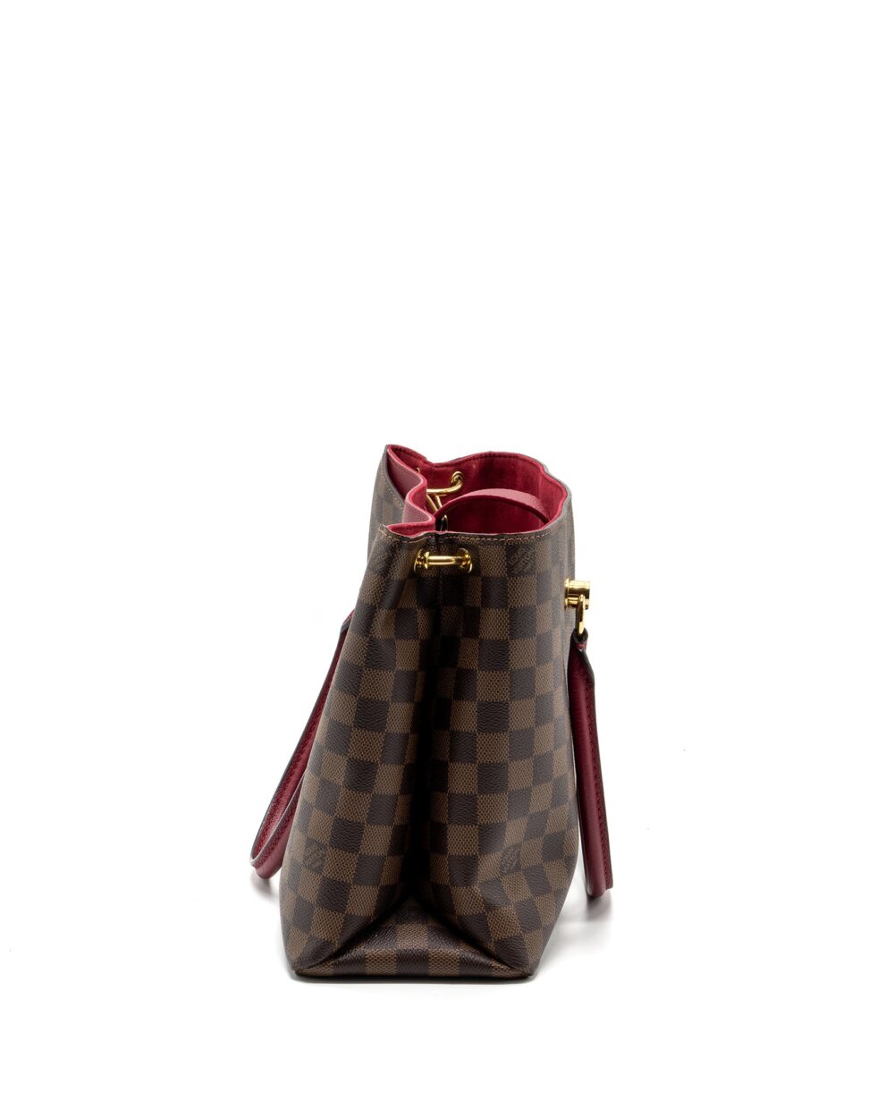 AAA Replica Louis Vuitton LV TOP HANDLE CROSSBODY BAG DAMIER EBENE GHW