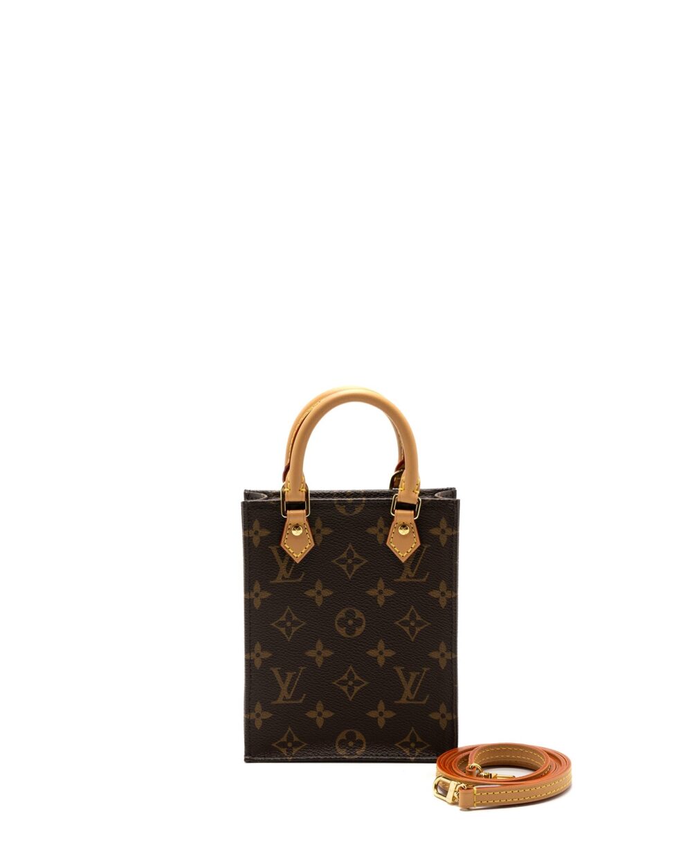 AAA Replica Louis Vuitton LV PETIT SAC PLAT MONOGRAM CANVAS GHW