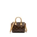 AAA Replica Louis Vuitton LV NANO SPEEDY MONOGRAM CANVAS GHW (OLD VERSION)