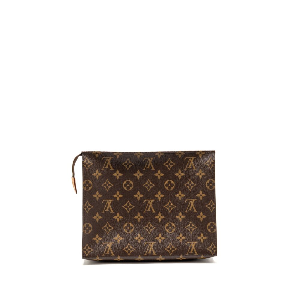 AAA Replica Louis Vuitton LV TOILETRY POCHETTE 26 MONOGRAM CANVAS GHW