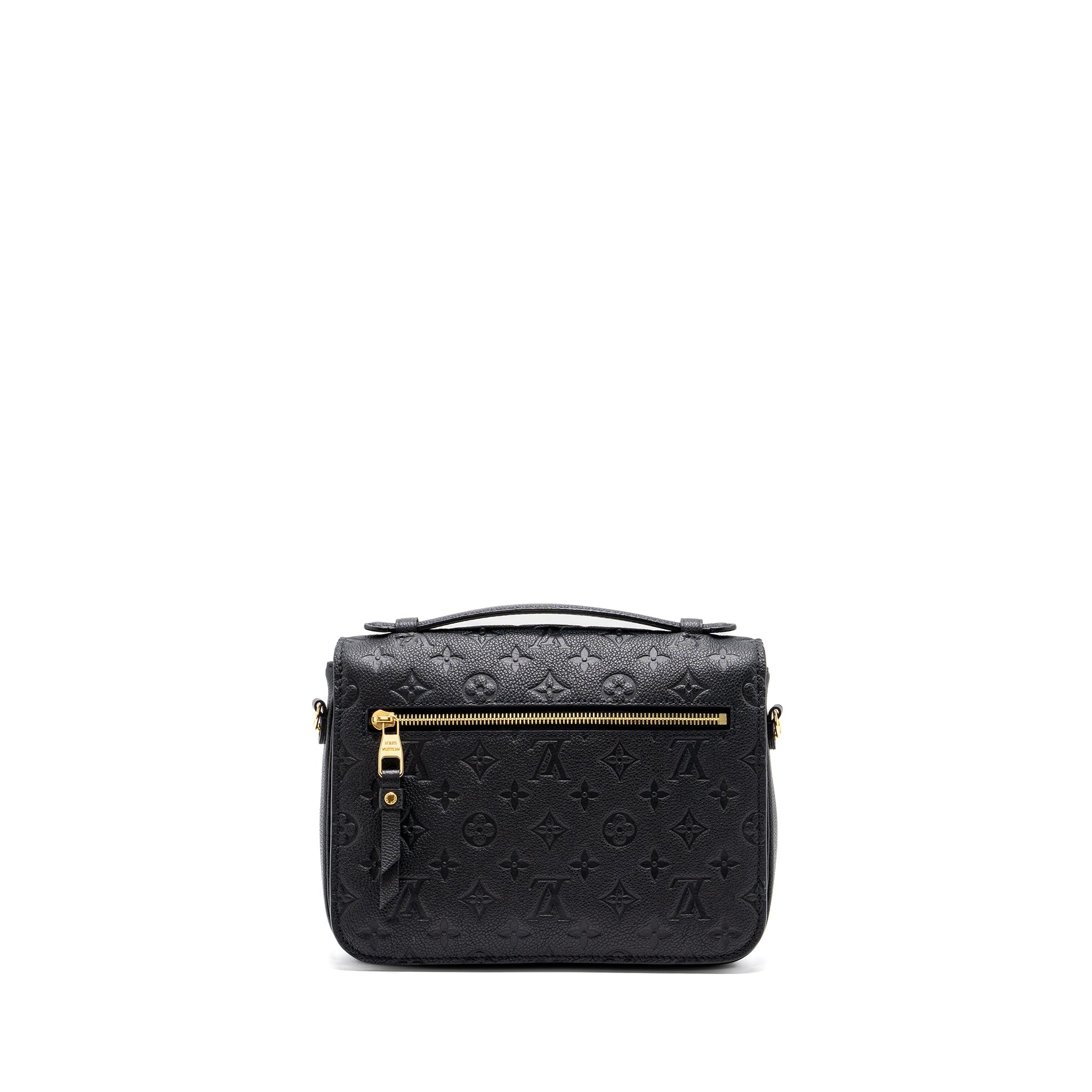 AAA Replica Louis Vuitton LV POCHETTE MÉTIS MONOGRAM EMPREINTE BLACK GHW (NEW VERSION)