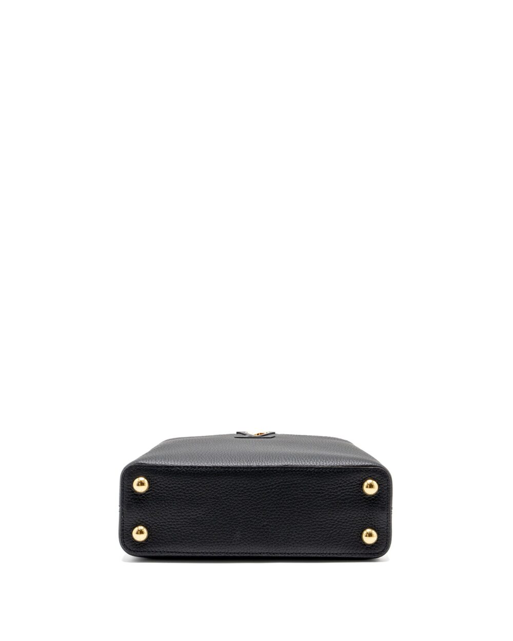 AAA Replica Louis Vuitton LV CAPUCINES BB CALFSKIN BLACK GHW