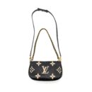 AAA Replica Louis Vuitton LV MULTI POCHETTE MONOGRAM EMPREINTE BLACK GHW