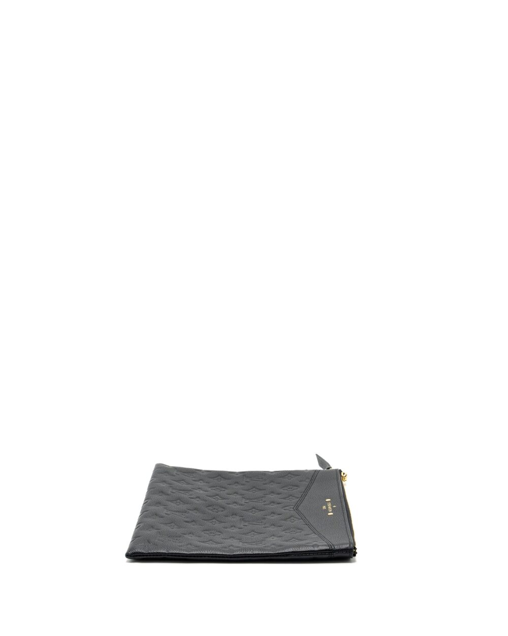 AAA Replica Louis Vuitton LV CLUTCH MONOGRAM EMPREINTE CALFSKIN BALCK GHW