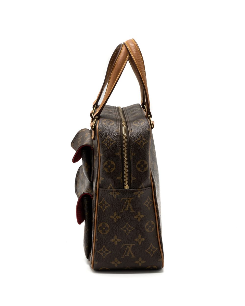 AAA Replica Louis Vuitton LV VINTAGE TOP HANDLE BAG MONOGRAM CANVAS GHW