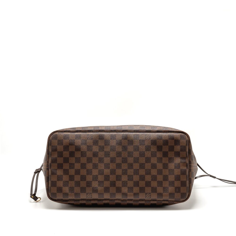 AAA Replica Louis Vuitton LV NEVERFULL GM DAMIER EBENE WITH GHW