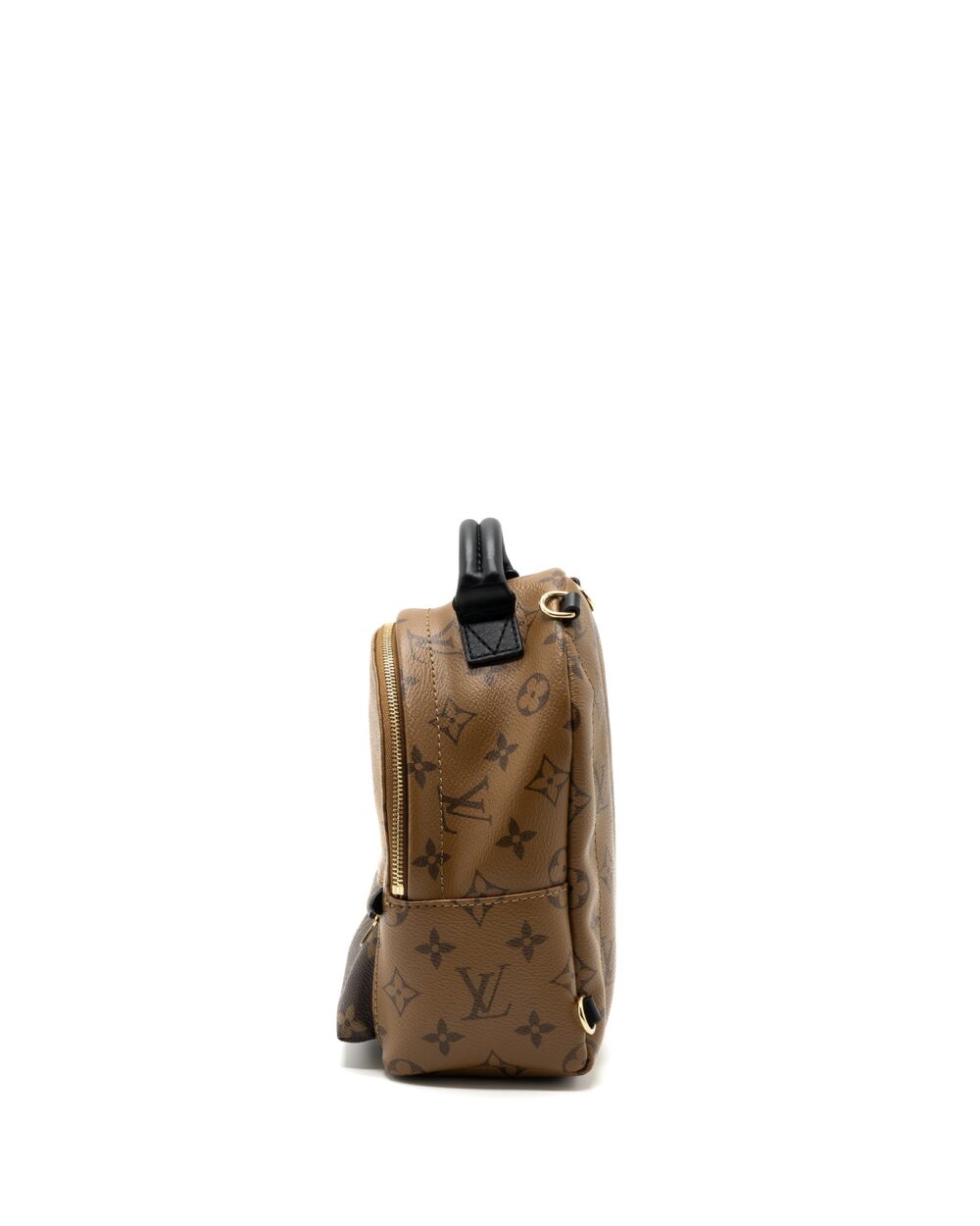 AAA Replica Louis Vuitton LV MINI PALM SPRING BACKPACK REVERSE MONOGRAM CANVAS GHW
