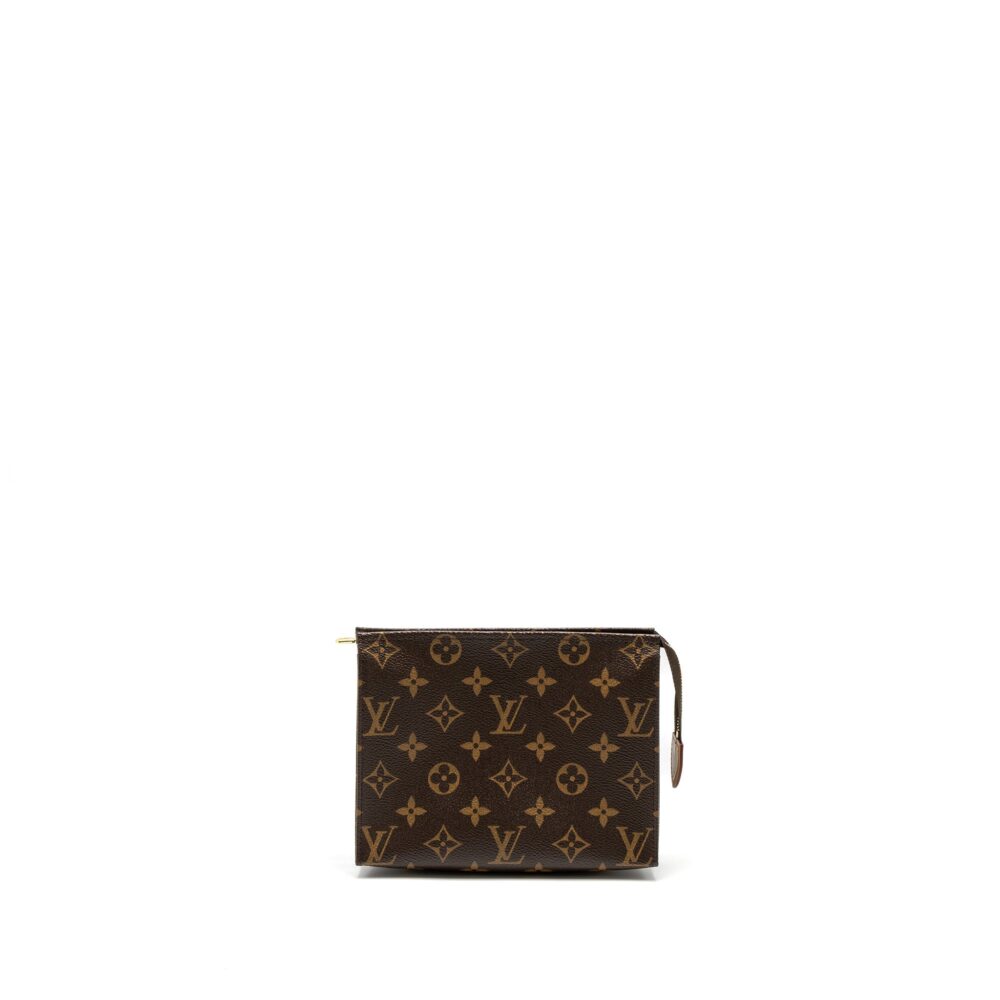 AAA Replica Louis Vuitton LV TOILETRY POCHETTE 19 MONOGRAM CANVAS GHW