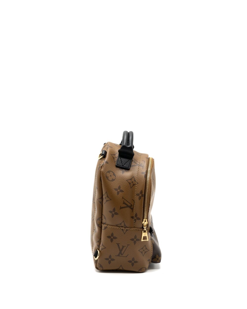 AAA Replica Louis Vuitton LV MINI PALM SPRING BACKPACK REVERSE MONOGRAM CANVAS GHW