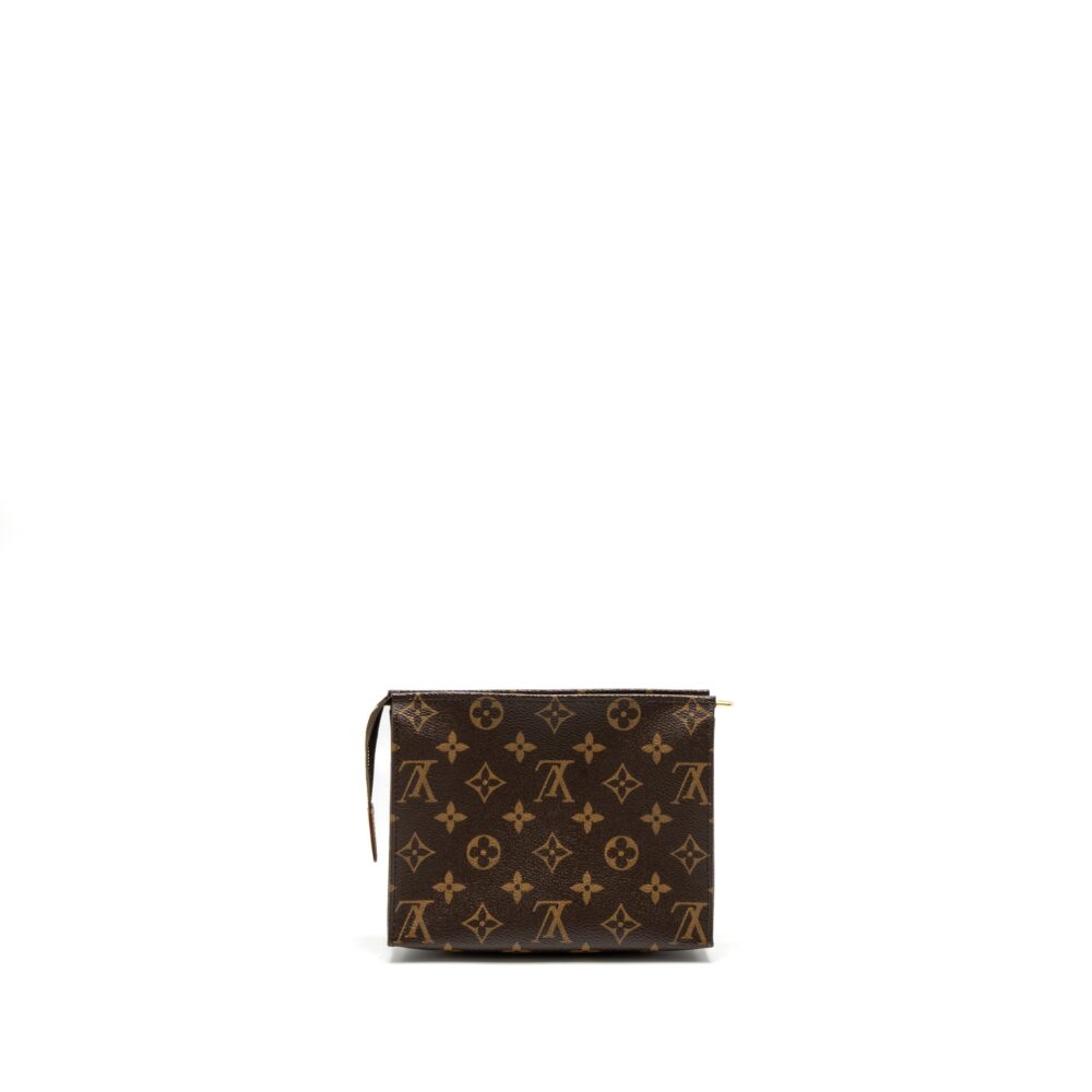 AAA Replica Louis Vuitton LV TOILETRY POCHETTE 19 MONOGRAM CANVAS GHW