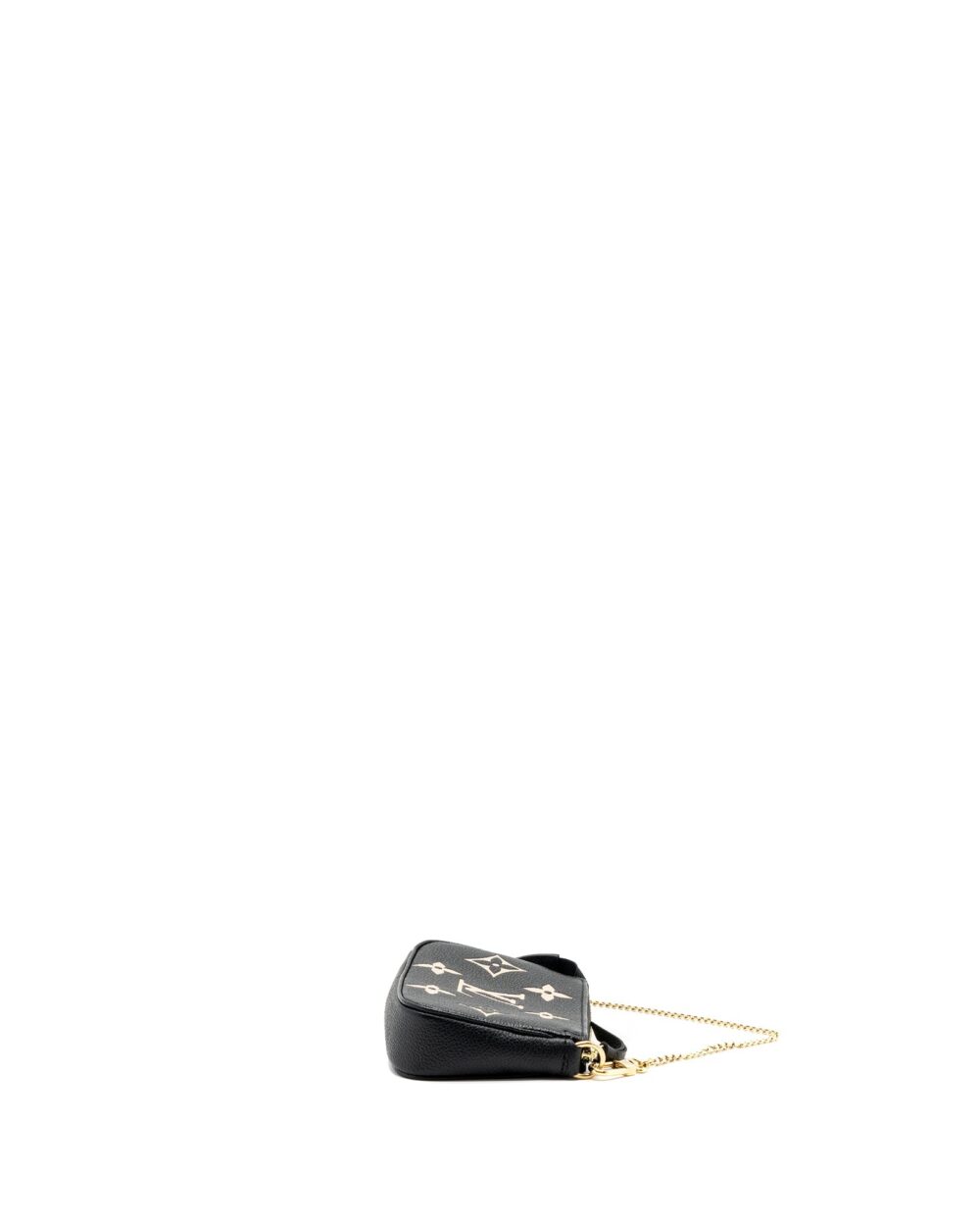AAA Replica Louis Vuitton LV MINI POCHETTE ACCESSORIES BICOLOUR MONOGRAM EMPREINTE LEATHER GHW (NEW VERSION)