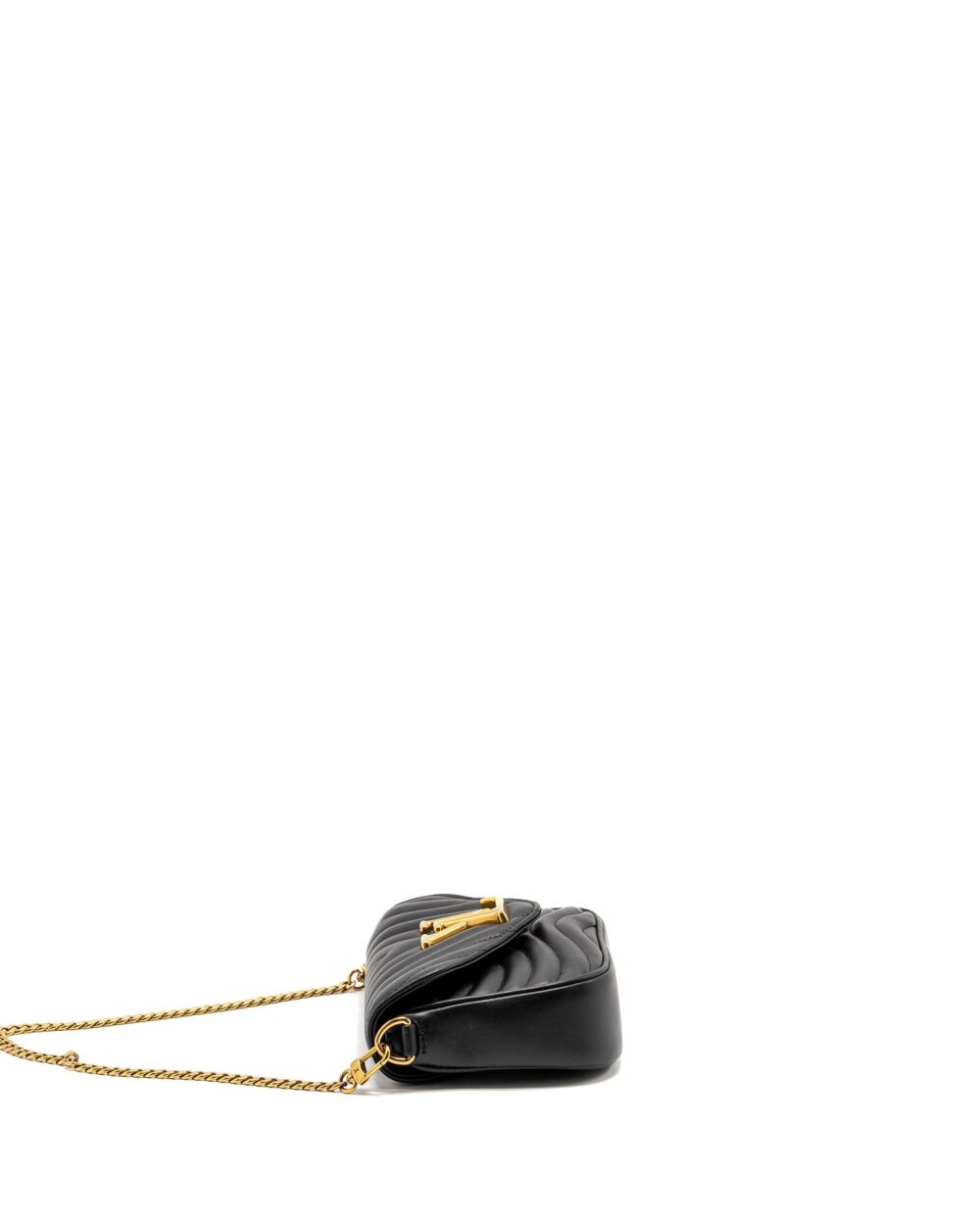 AAA Replica Louis Vuitton LV NEW WAVE MULTI POCHETTE CALFSKIN BLACK GHW